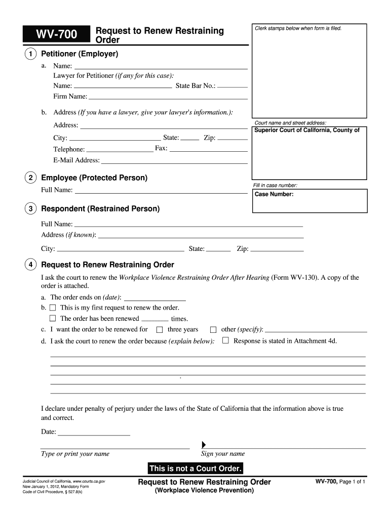 Wv 700  Form