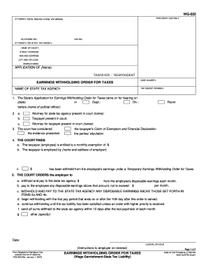 Association of Counsel Judicial Council Form