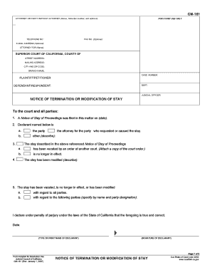 Cm 181  Form