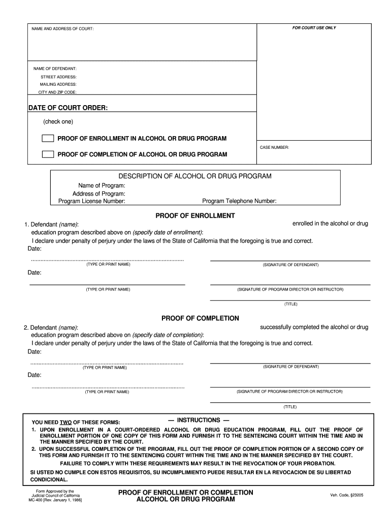  Council Approved Mc400 Editing Form 1986