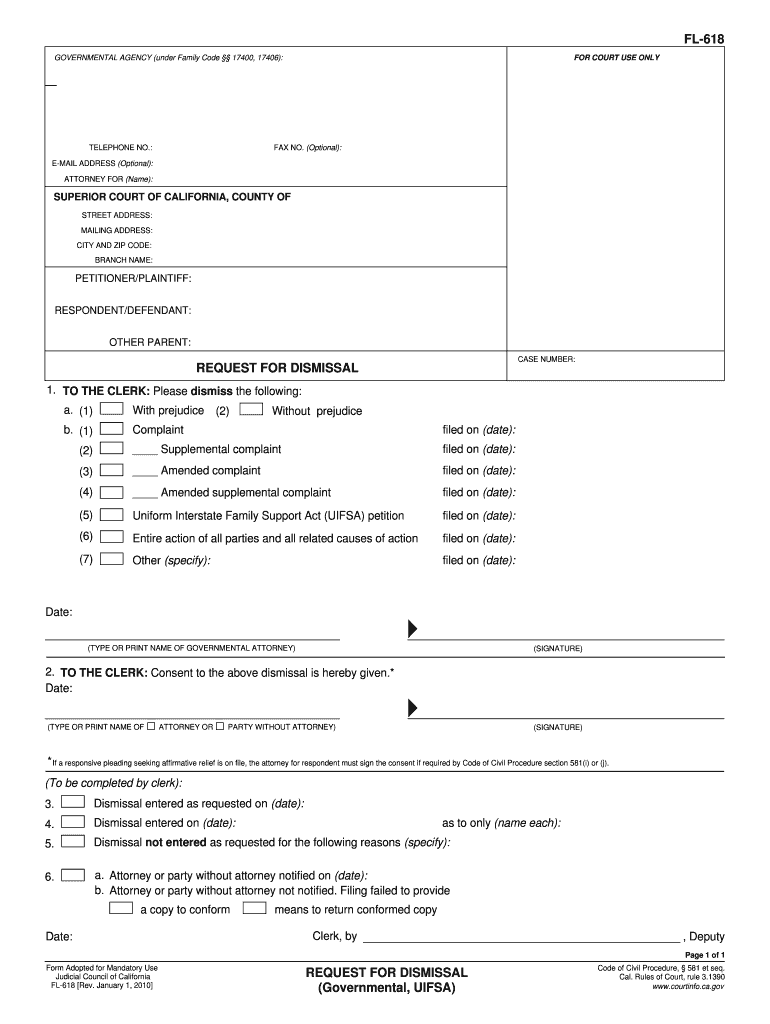 Fl 618 Form