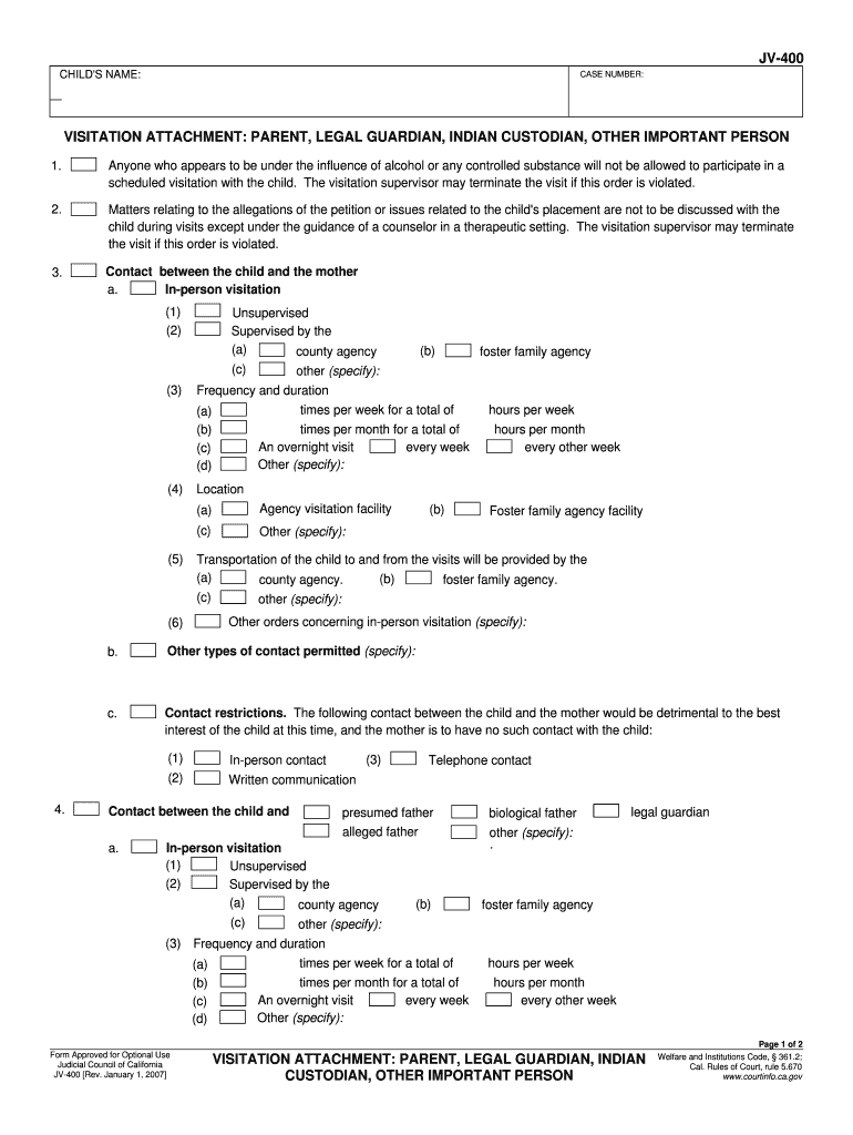 Jv 400  Form