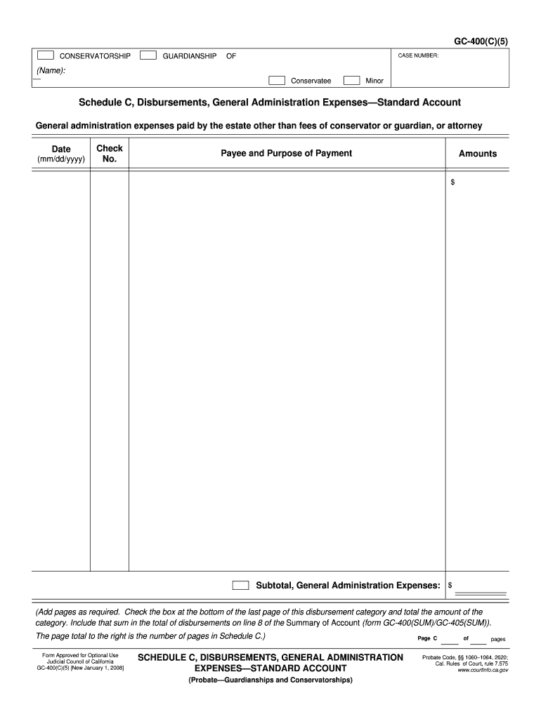 Gc 400 C 5  Form