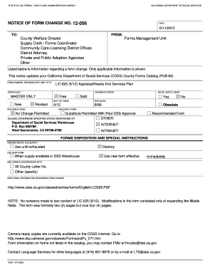 Lic 625 Sample  Form