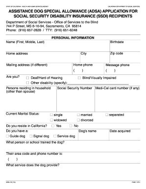 Adsa 1b Form