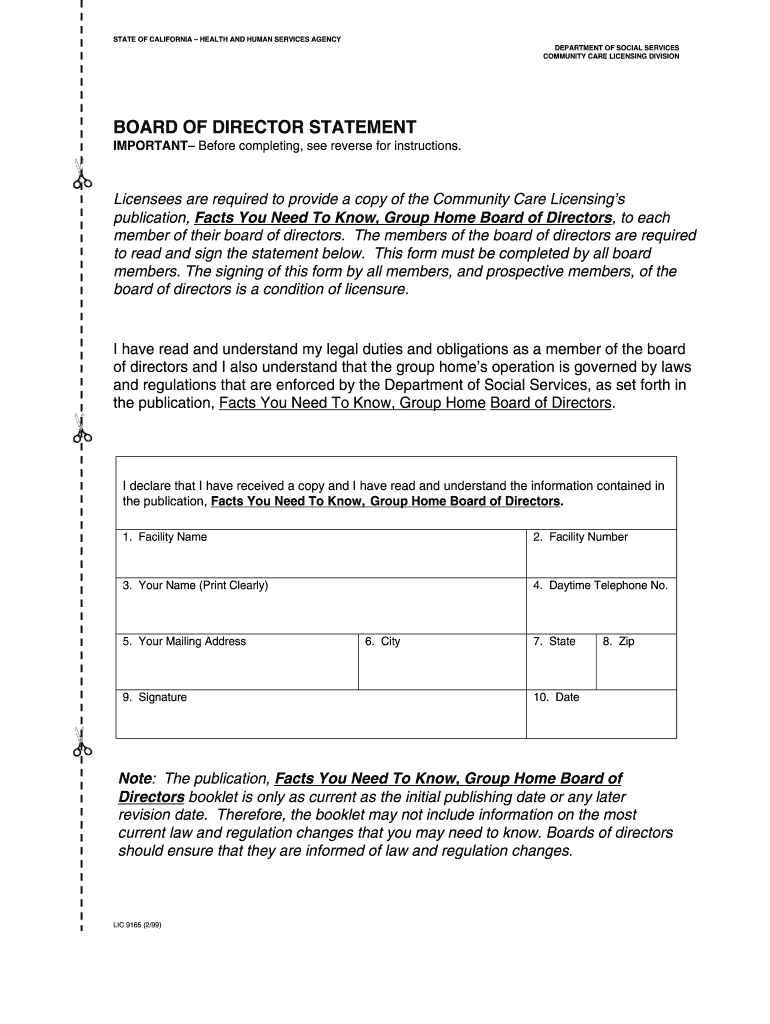 Lic 9165  Form