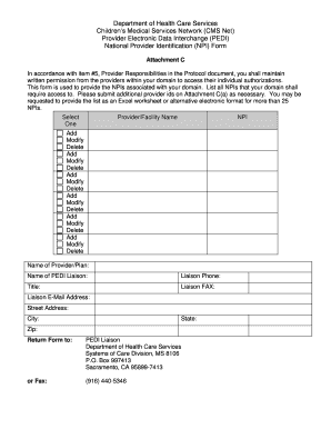 Npi Deactivation Form