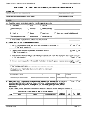 DHCS 7044 Department of Health Care Services State of California Dhcs Ca  Form