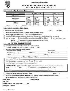 NHSP 100 1 Region D NHSP 100 1 Region D  Form