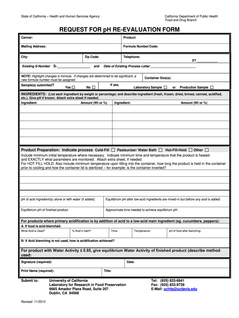 Get and Sign Ca Drivers Licence Re Evaluation Request 2012-2022 Form