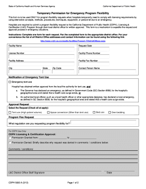 Cdph 5000a  Form