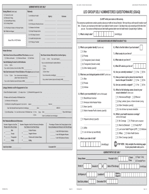 Global Sleep Assessment Questionnaire PDF  Form