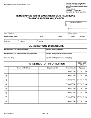 Cdph Form 391