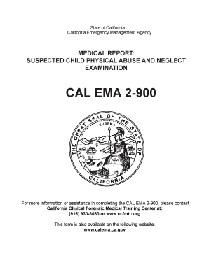 CalEMA Form 2 900 California Emergency Management Agency