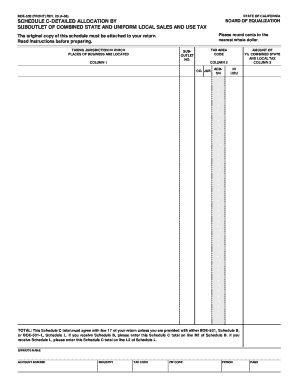 Suboutlet Definition Form