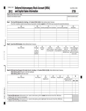 Ca Form 3726