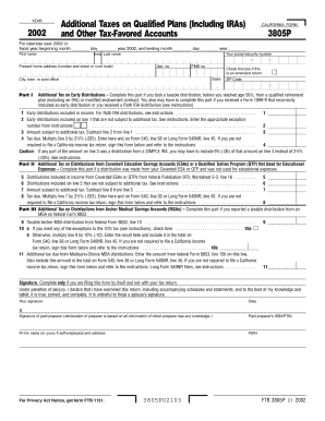 Ca Form 3805p