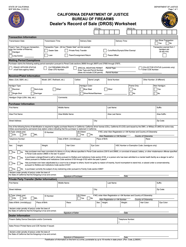 Dros Form