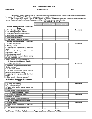 Dust Control Plan 090728 DOCX Cpuc Ca  Form