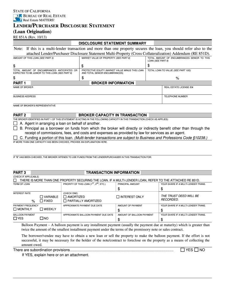  Re851a Form 2013