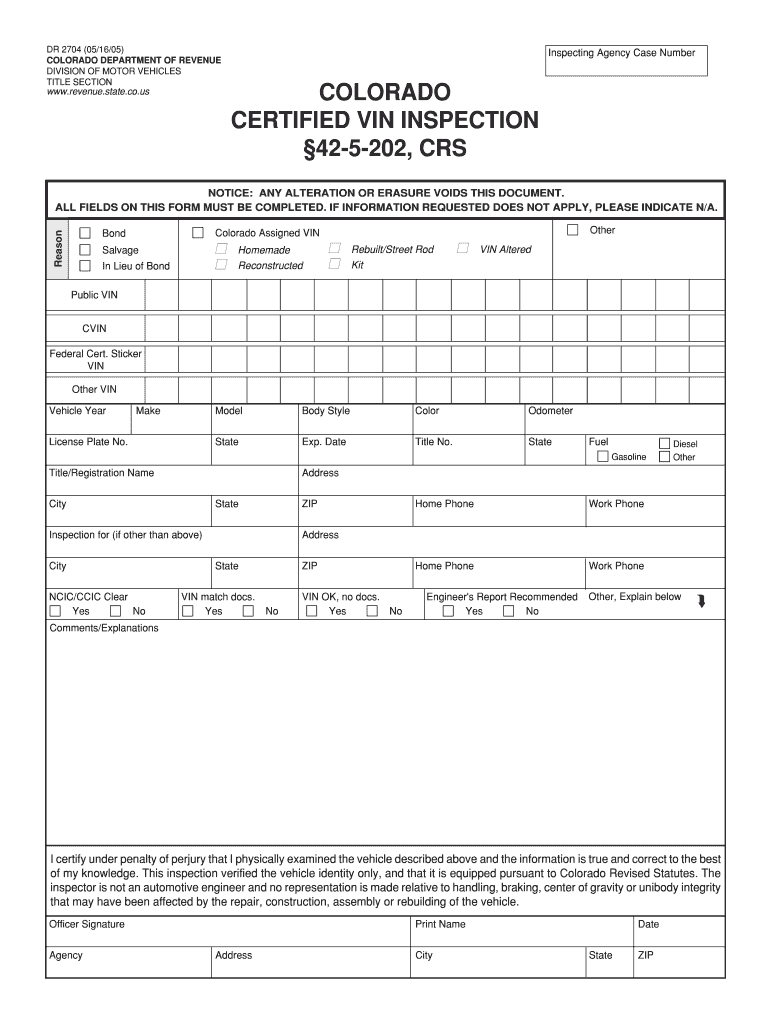  Dr 2704 2005-2024