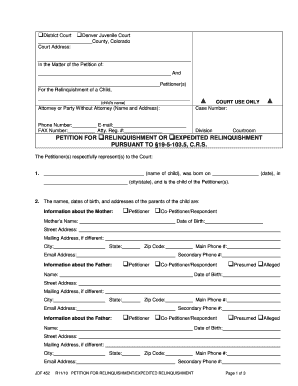 Jdf 452  Form