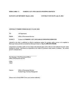 Parking Proposal Sample  Form