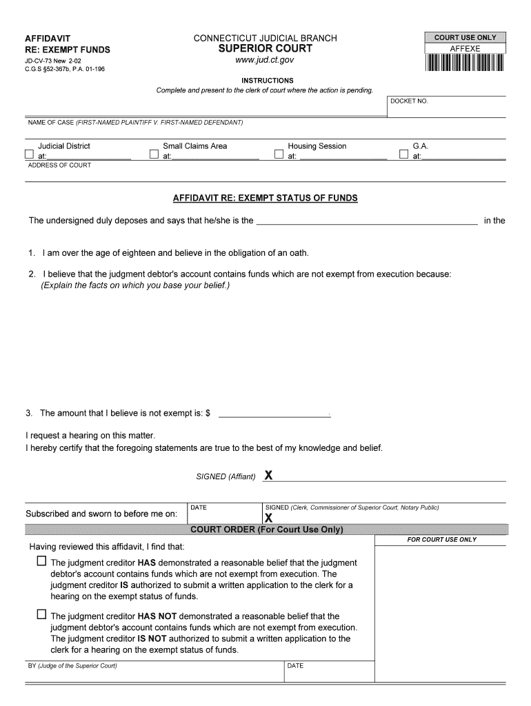 Jd Cv 73  Form