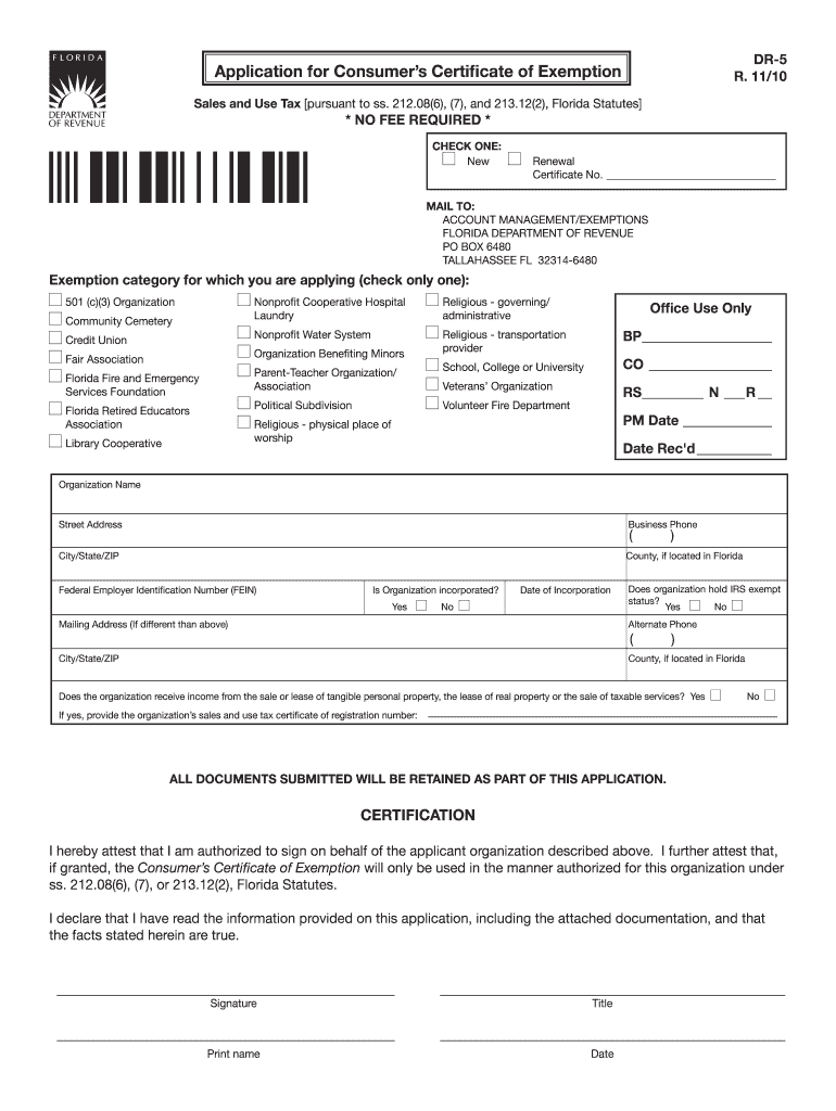  How to Get a Tax Exempt Certificate Florida Form 2017