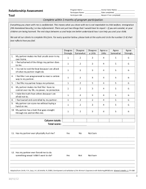 Relationship Assessment Tool RAT Health and Welfare Healthandwelfare Idaho Form