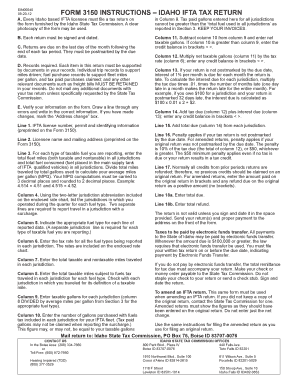 Ifta Idaho  Form