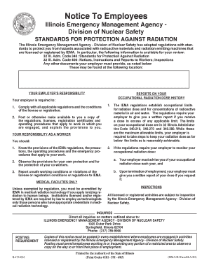 IEMA 083 KLA 001 Form Pmd IEMA State of Illinois State Il