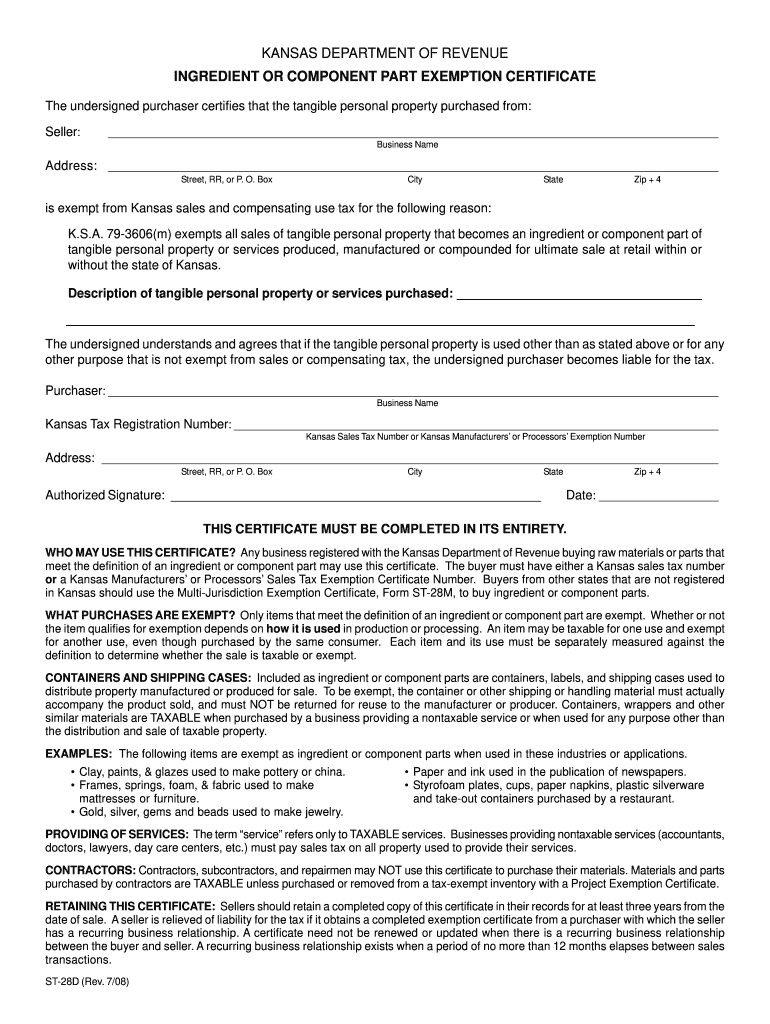  St 28d Form 2008-2024