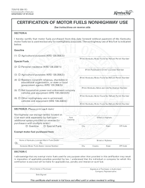 Kentucky 72a110  Form