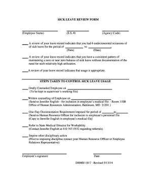 Dhmh Leave Types Form