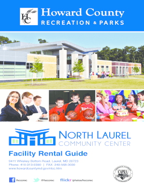 North Laurel Community Center  Form