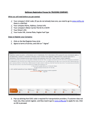 Emodal Truck Registration  Form