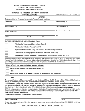 Fillable Form 193 Maryland