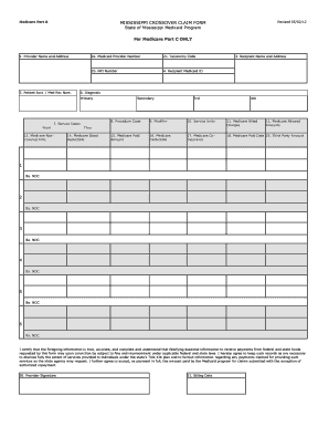 Ms Medicaid Crossover Form