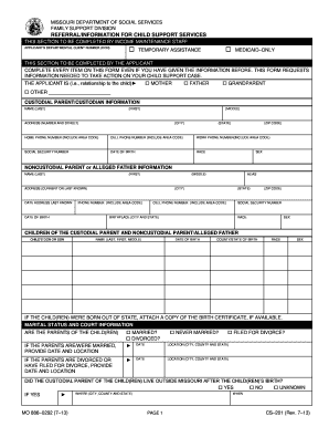 Cs 201 Dss  Form