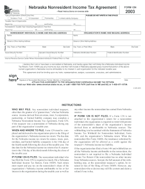 Nebraska Department of Revenue Type of Organization Check Only One Estate or Trust Taxable Year of Organization Beginning Nebras  Form