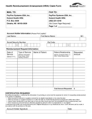 E3xtend Health Hra Omaha Ne Form