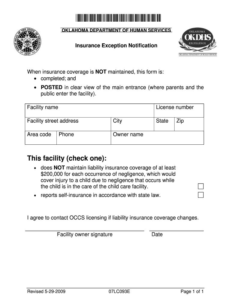 Okdhs Form 83