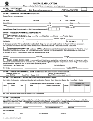  Oklahoma Pikepass Application 2011