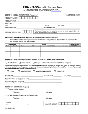 Pikepass  Form