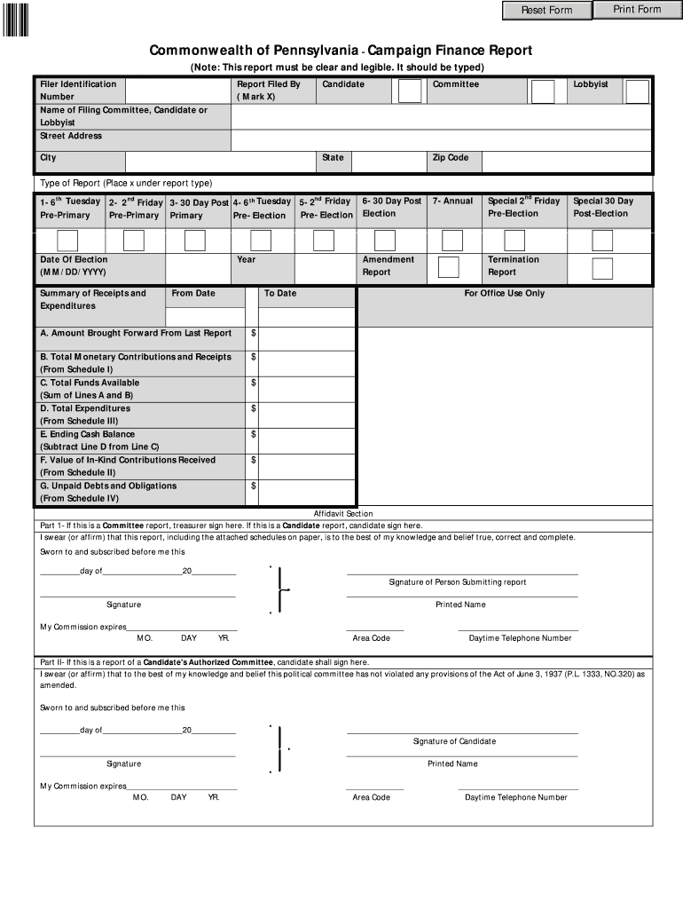 Pa Campaign  Form