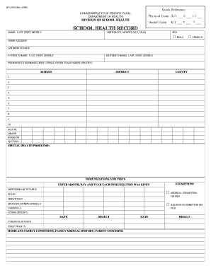 Homeschooling in Pennsylvania a Fact Sheet Pottsgrove School Dsf Health State Pa  Form