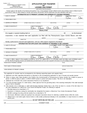 Application Plcb  Form