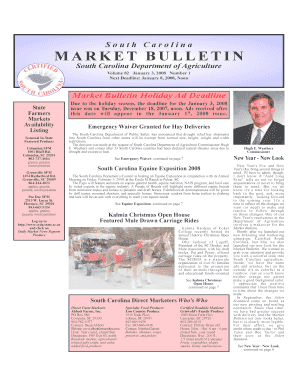 Market Bulletin Sc  Form