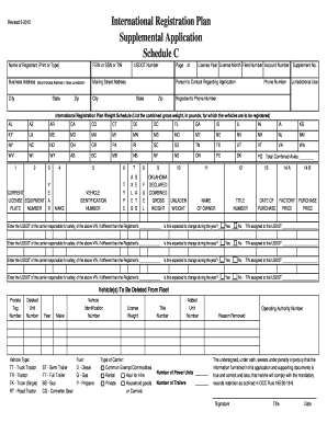 Schedule C 052012 Oklahoma Corporation Commission  Form